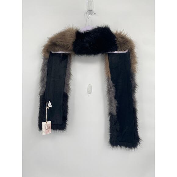 Jessica Simpson Faux Fur Stole Scarf Muff NWT - Picture 5 of 6